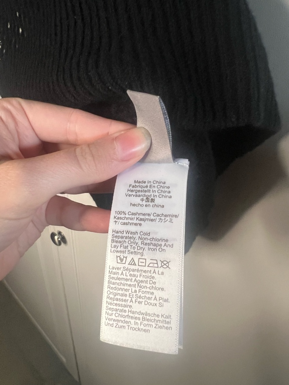 NWT J.Crew 100% Cashmere Pointelle Knit Top Black Short Sleeve - Picture 11 of 14